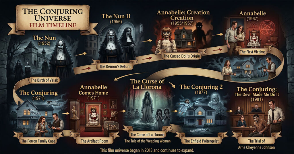 The Conjuring Universe Timeline