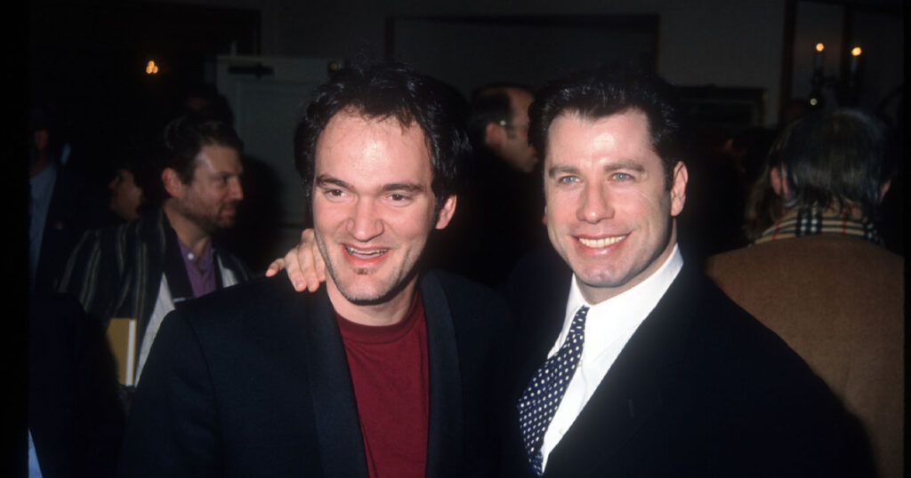 Quentin Tarantino and John Travolta
