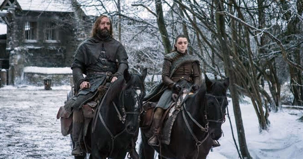 GOT Arya and the Hound