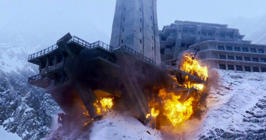 Inception Explosion Scene