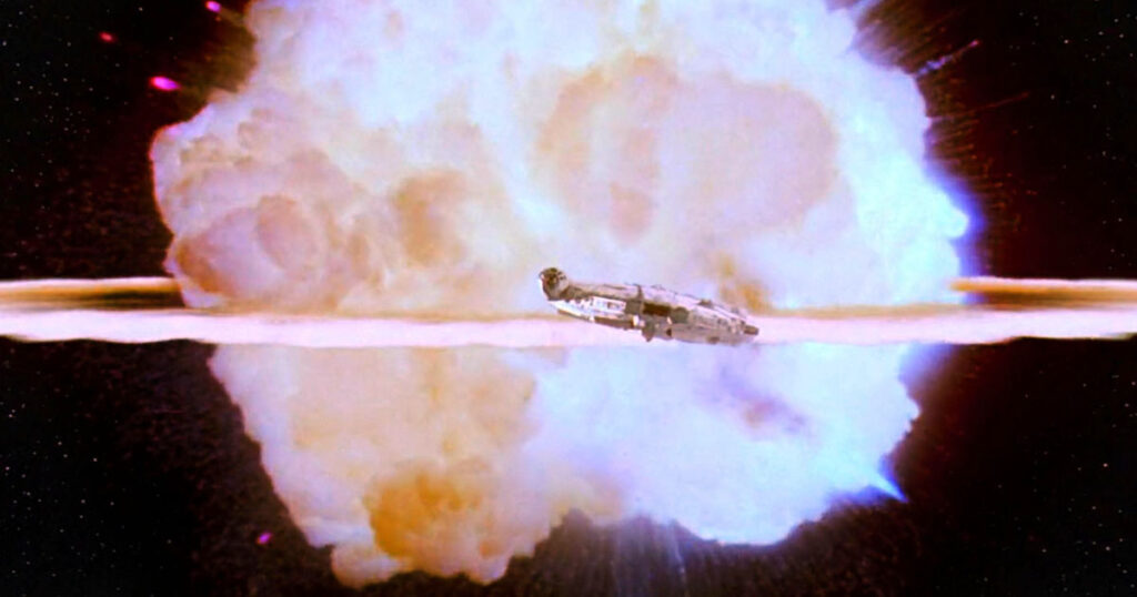 Star Wars A New Hope Explosion Scene